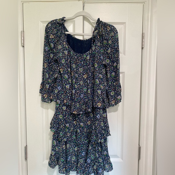 Tory Burch Floral Ruffle Dress - Picture 2 of 4